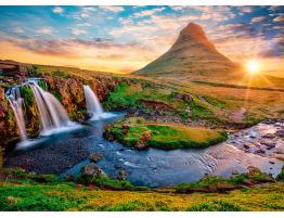 Puzzle Bluebird Cascada Kirkjufellsfoss de 2000 Piezas