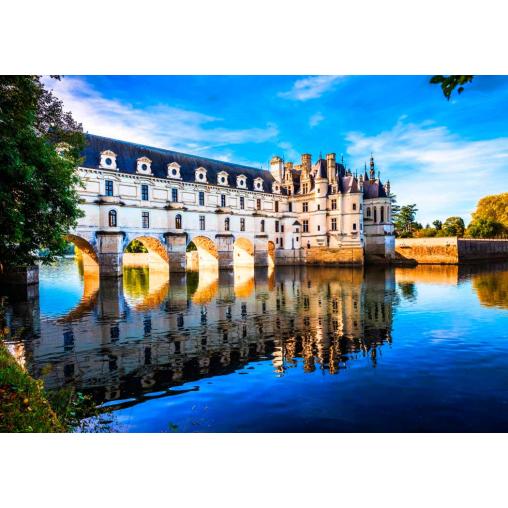 Puzzle Bluebird Castillo de Chenonceau de 1500 Piezas