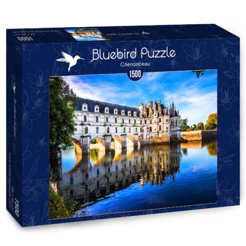 Puzzle Bluebird Castillo de Chenonceau de 1500 Piezas