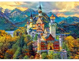 Puzzle Bluebird Castillo de Neuchswanstein de 1000 Piezas