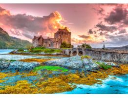 Puzzle Bluebird Castillo Eilean Donan, Escocia de 3000 Piezas