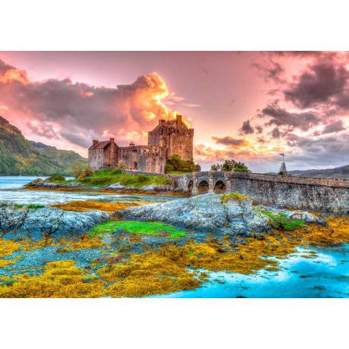 Puzzle Bluebird Castillo Eilean Donan, Escocia de 3000 Piezas