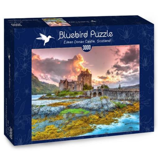 Puzzle Bluebird Castillo Eilean Donan, Escocia de 3000 Piezas