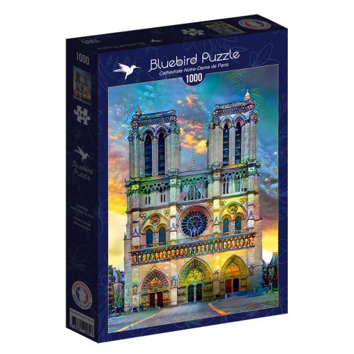 Puzzle Bluebird Catedral de Notre Dame, París de 1000 Piezas