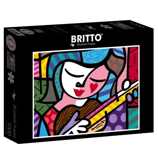 Puzzle Bluebird Chica con Guitarra de 1000 Piezas