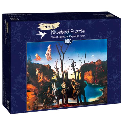 Puzzle Bluebird Cisnes que Se Reflejan Como Elefantes de 1000 P