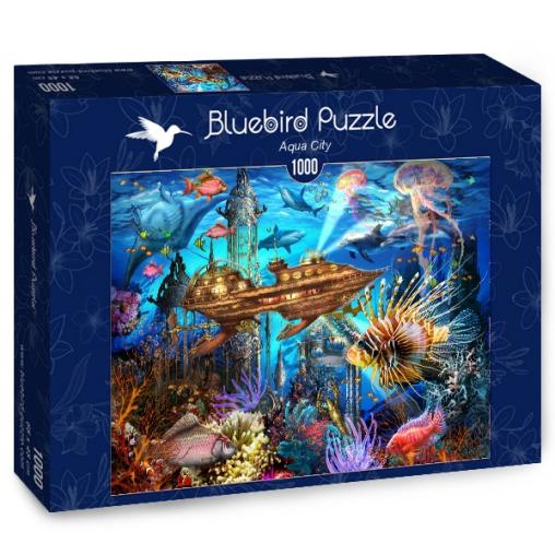 Puzzle Bluebird Ciudad Acuática de 1000 Piezas