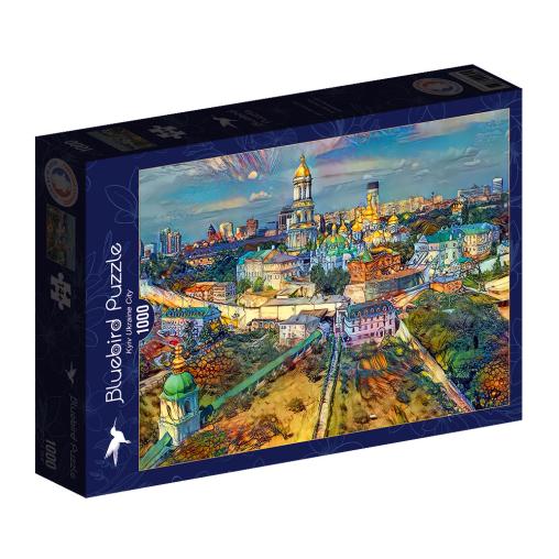 Puzzle Bluebird Ciudad de Kiev, Ucrania de 1000 Piezas