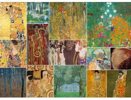 Puzzle Bluebird Collage de Gustav Klimt de 6000 Piezas