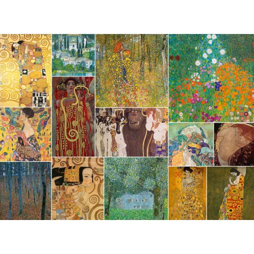 Puzzle Bluebird Collage de Gustav Klimt de 6000 Piezas