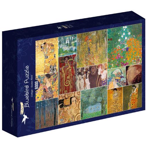 Puzzle Bluebird Collage de Gustav Klimt de 6000 Piezas