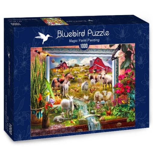 Puzzle Bluebird Cuadro de la Granja Mágica de 1000 Piezas