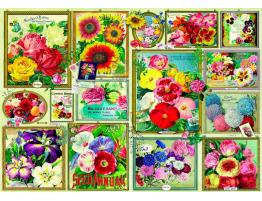 Puzzle Bluebird Cuadros de Flores de 1500 Piezas