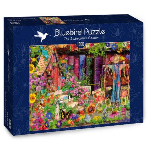 Puzzle Bluebird El Jardín del Espantapájaros de 1000 Piezas