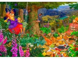 Puzzle Bluebird El Picnic de la Bruja de 1500 Piezas