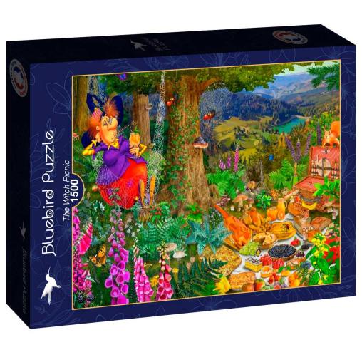 Puzzle Bluebird El Picnic de la Bruja de 1500 Piezas