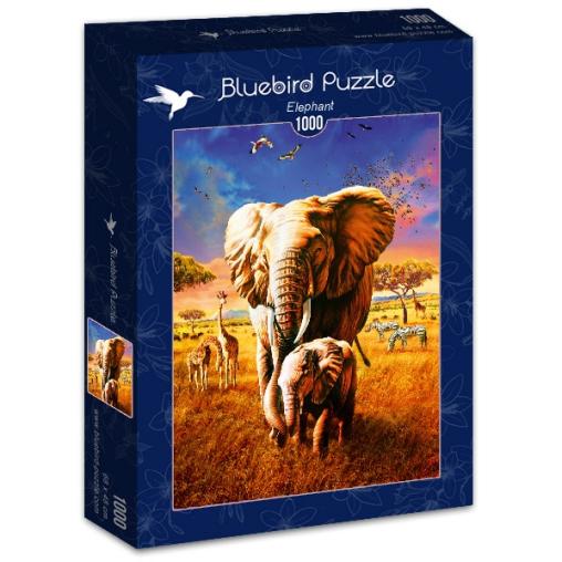 Puzzle Bluebird Elefante de 1000 Piezas