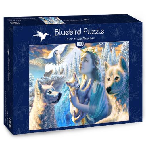 Puzzle Bluebird Espíritu de la Montaña de 1000 Piezas