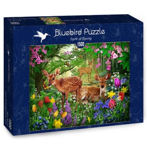 Puzzle Bluebird Espíritu de Primavera de 1500 Piezas