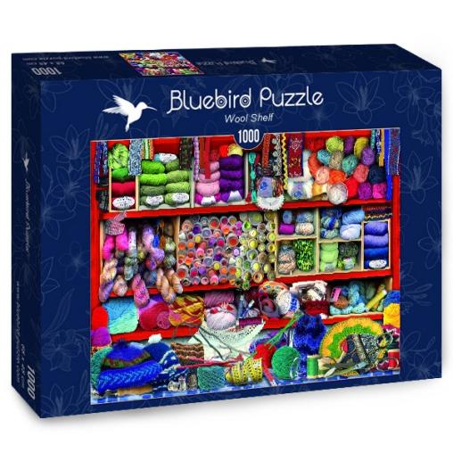 Puzzle Bluebird Estantería de Mercería de 1000 Piezas