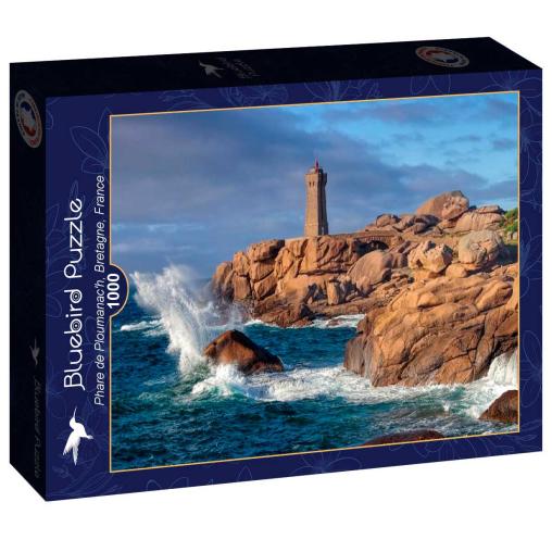 Puzzle Bluebird Faro de Ploumanach Bretaña Francesa de 1000 Pzs