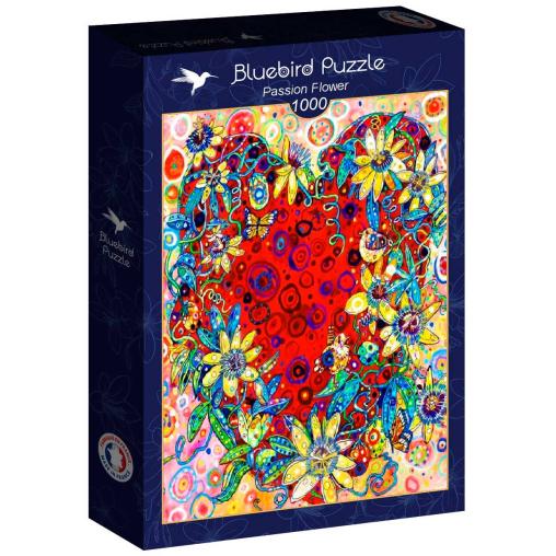 Puzzle Bluebird Flor de la Pasión de 1000 Piezas