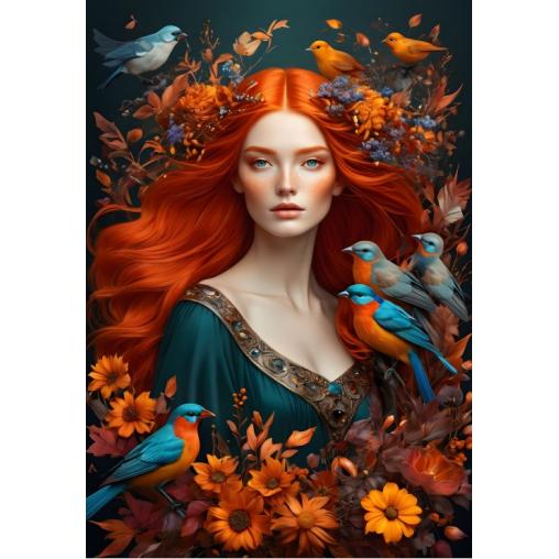 Puzzle Bluebird Flora de 1000 Piezas