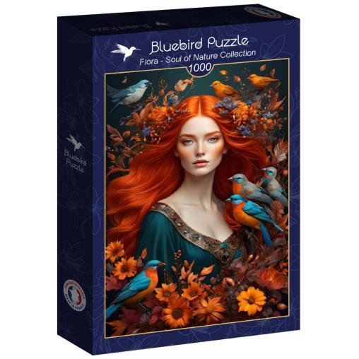 Puzzle Bluebird Flora de 1000 Piezas