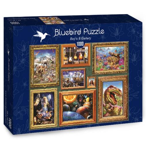 Puzzle Bluebird Galería de Chicos 8 de 1000 Piezas