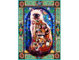 Puzzle Bluebird Gatos en Abundancia de 1500 Piezas