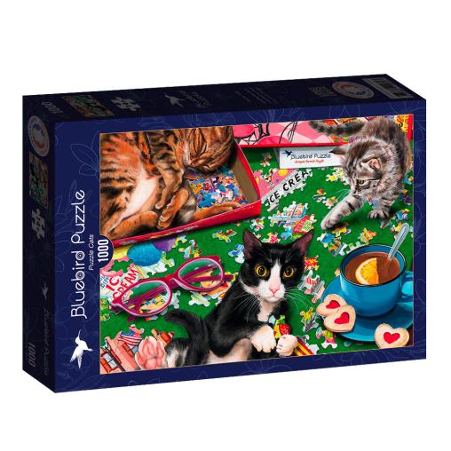 Puzzle Bluebird Gatos Puzzleros de 1000 Piezas