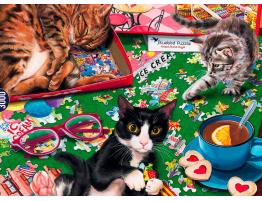 Puzzle Bluebird Gatos Puzzleros de 3000 Piezas