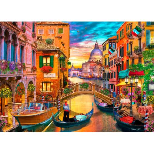 Puzzle Bluebird Gran Canal de Venecia de 1500 Piezas