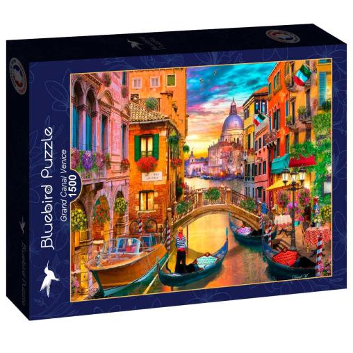 Puzzle Bluebird Gran Canal de Venecia de 1500 Piezas