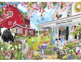 Puzzle Bluebird Granja Spring Green de 1500 Piezas