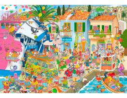 Puzzle Bluebird Hilaridad del Puerto de 1000 Piezas