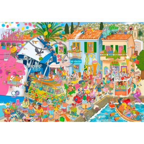 Puzzle Bluebird Hilaridad del Puerto de 1000 Piezas