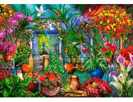 Puzzle Bluebird Invernadero Tropical de 2000 Piezas