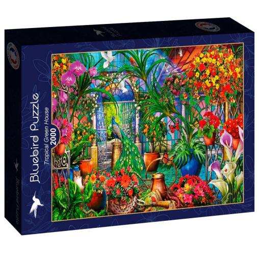 Puzzle Bluebird Invernadero Tropical de 2000 Piezas