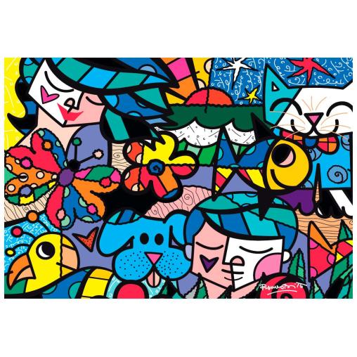 Puzzle Bluebird Jardín Britto de 1000 Piezas