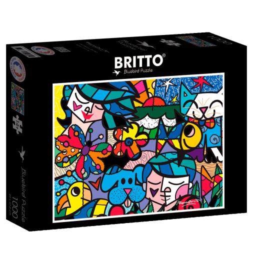 Puzzle Bluebird Jardín Britto de 1000 Piezas