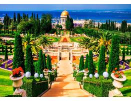 Puzzle Bluebird Jardines Bahai de 1000 Piezas