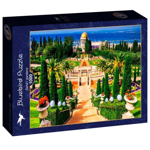 Puzzle Bluebird Jardines Bahai de 1000 Piezas