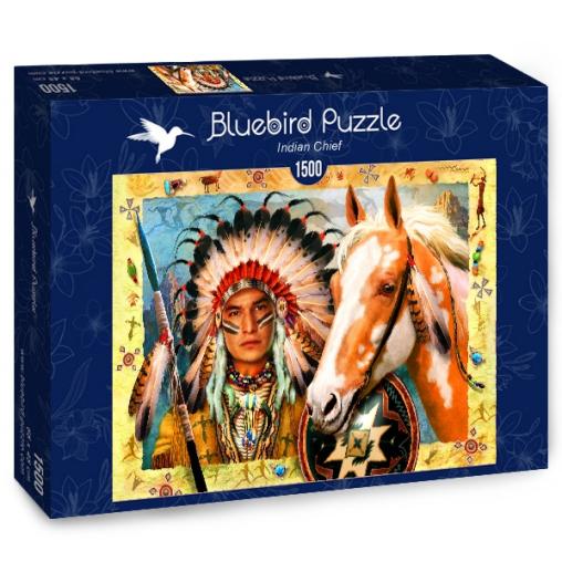 Puzzle Bluebird Jefe Indio de 1500 Piezas