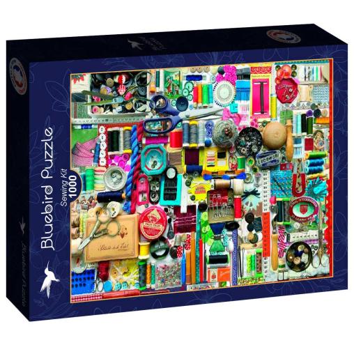 Puzzle Bluebird Kit de Costura de 1000 Piezas