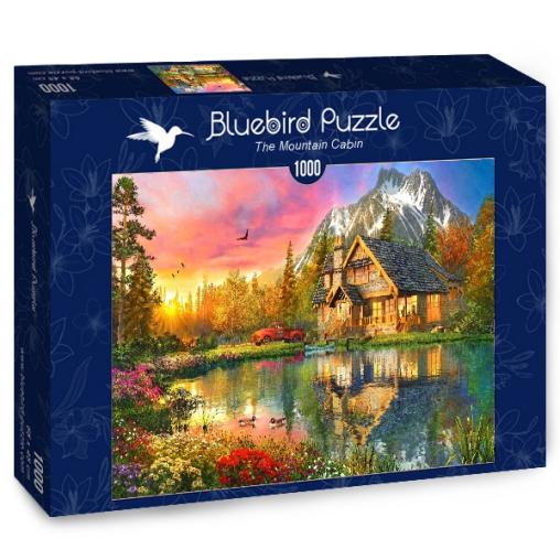 Puzzle Bluebird La Cabaña de la Montaña de 1000 Piezas