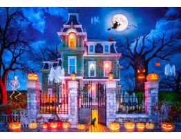 Puzzle Bluebird La Casa de Halloween de 1000 Piezas