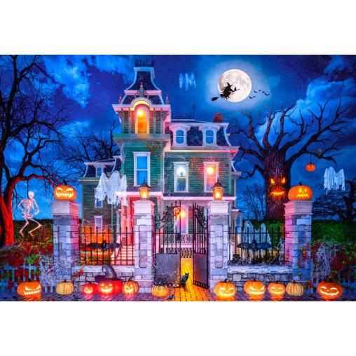 Puzzle Bluebird La Casa de Halloween de 1000 Piezas