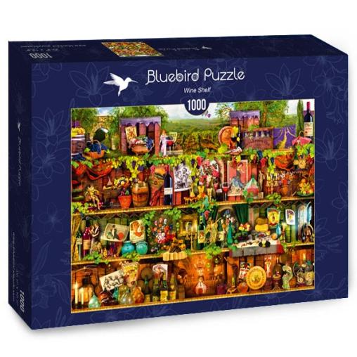 Puzzle Bluebird La Estantería del Vino de 1000 Piezas