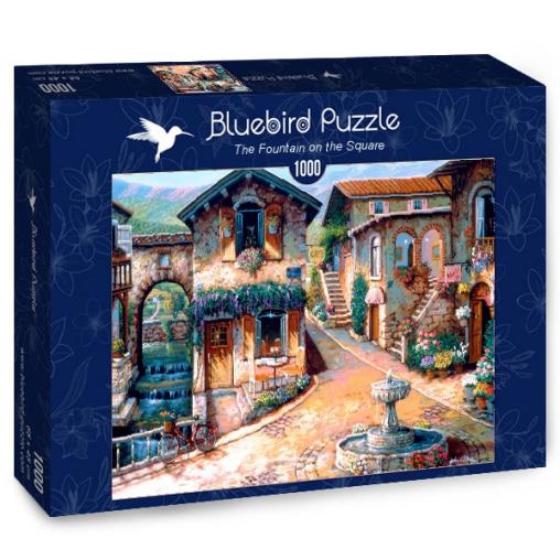 Puzzle Bluebird La Fuente en la Plaza de 1000 Piezas